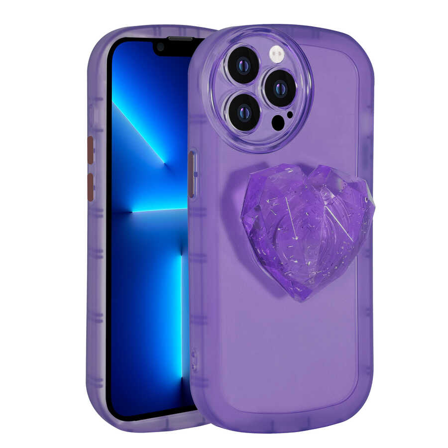Apple iPhone 12 Pro Max Uyumlu Kılıf Kamera Korumalı Pop Soketli Renkli Zore Ofro Kapak