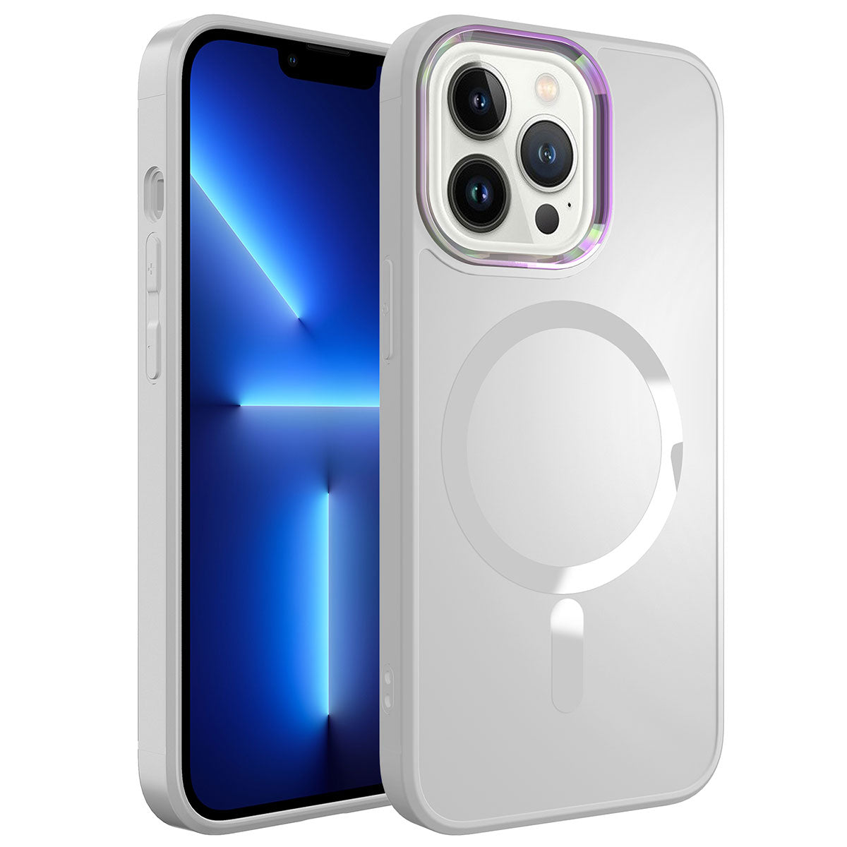 Apple iPhone 12 Pro Max Uyumlu Kılıf M-safe Wireless Şarj Özellikli Zore Stil Kapak