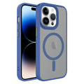 Apple iPhone 12 Pro Max Uyumlu Kılıf Mat Arka Yüzey Wireless Şarj Özellikli Zore Flet M-safe Kapak