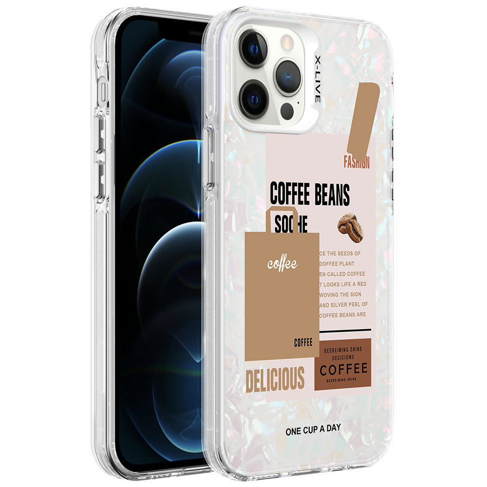 Apple iPhone 12 Pro Max Uyumlu Kılıf Mermer Desenli Zore Marbello Kapak