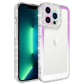 Apple iPhone 12 Pro Max Uyumlu Kılıf Simli ve Renk Geçiş Tasarımlı Lens Korumalı Zore Park Kapak