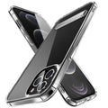 Apple iPhone 12 Pro Max Uyumlu Kılıf Standlı Şeffaf Silikon Zore L-Stand Kapak