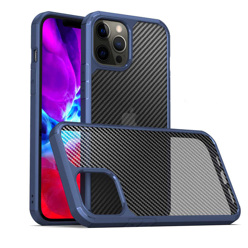Apple iPhone 12 Pro Max Uyumlu Kılıf Zore İnoks Kapak