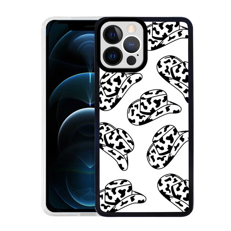 Apple iPhone 12 Pro Max Uyumlu Kılıf Zore M-Fit Desenli Kapak