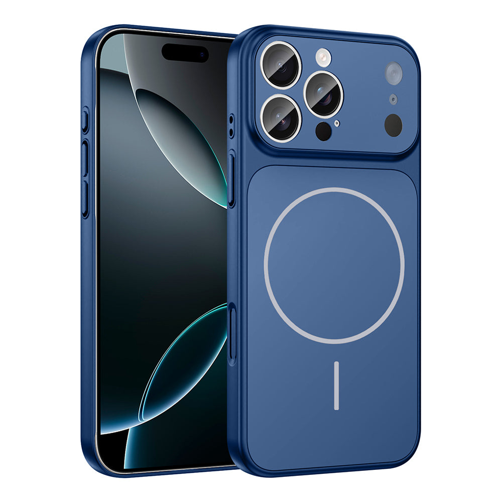 Apple iPhone 12 Pro Max Uyumlu Kılıf Zore M-Safe Şarj Özellikli Kamera Korumalı Formen Kapak
