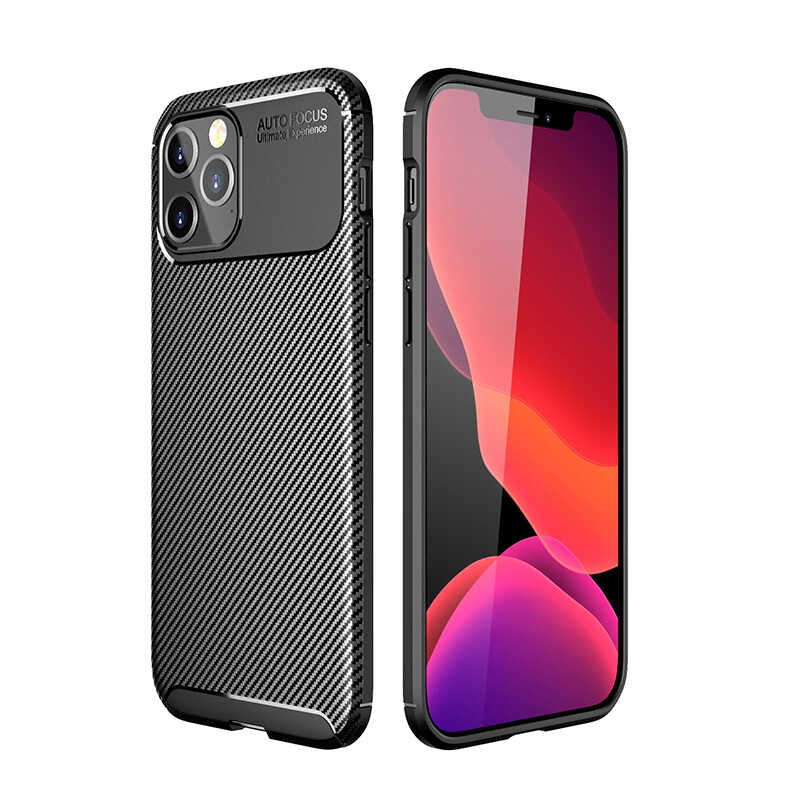 Apple iPhone 12 Pro Max Uyumlu Kılıf Zore Negro Silikon Kapak