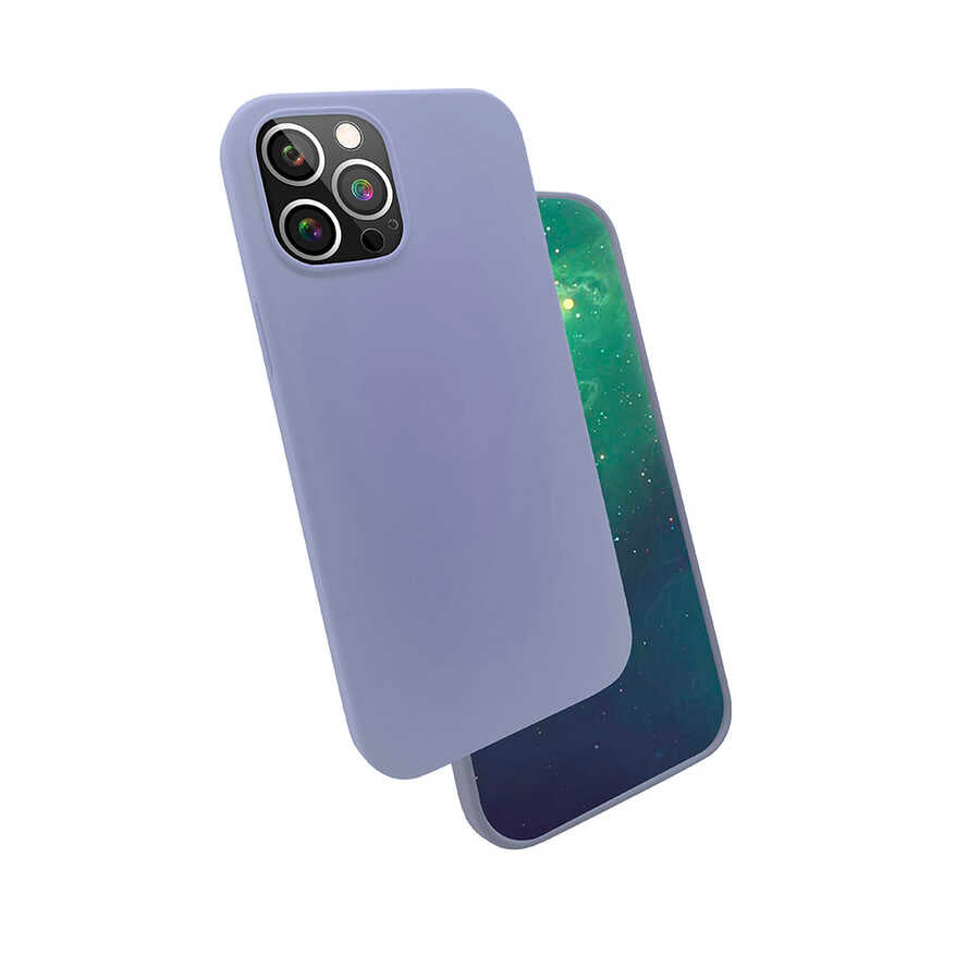 Apple iPhone 12 Pro Max Uyumlu Kılıf Zore Silk Silikon