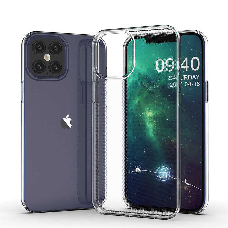 Apple iPhone 12 Pro Max Uyumlu Kılıf Zore Süper Silikon Kapak