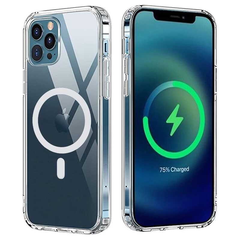 Apple iPhone 12 Pro Max Uyumlu Kılıf Zore Tacsafe Wireless Kapak