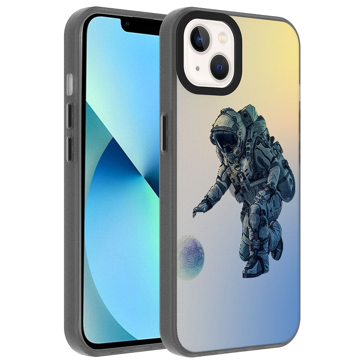 Apple iPhone 13 Uyumlu Kılıf Desenli Zore Dragon Sert Kapak