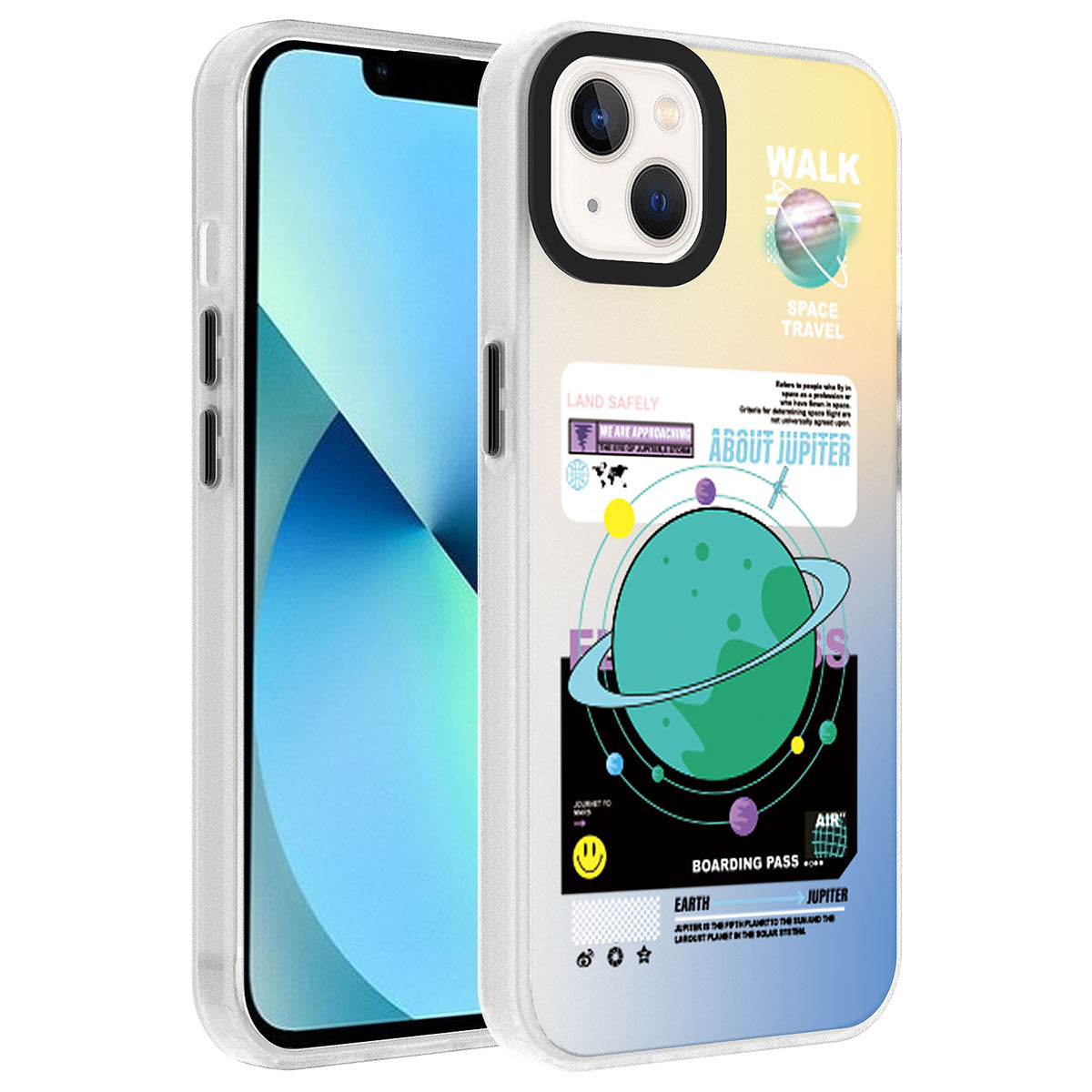 Apple iPhone 13 Uyumlu Kılıf Desenli Zore Dragon Sert Kapak