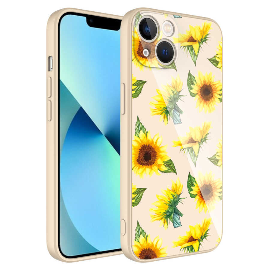 Apple iPhone 13 Uyumlu Kılıf Kamera Korumalı Desenli Sert Silikon Zore Epoksi Kapak