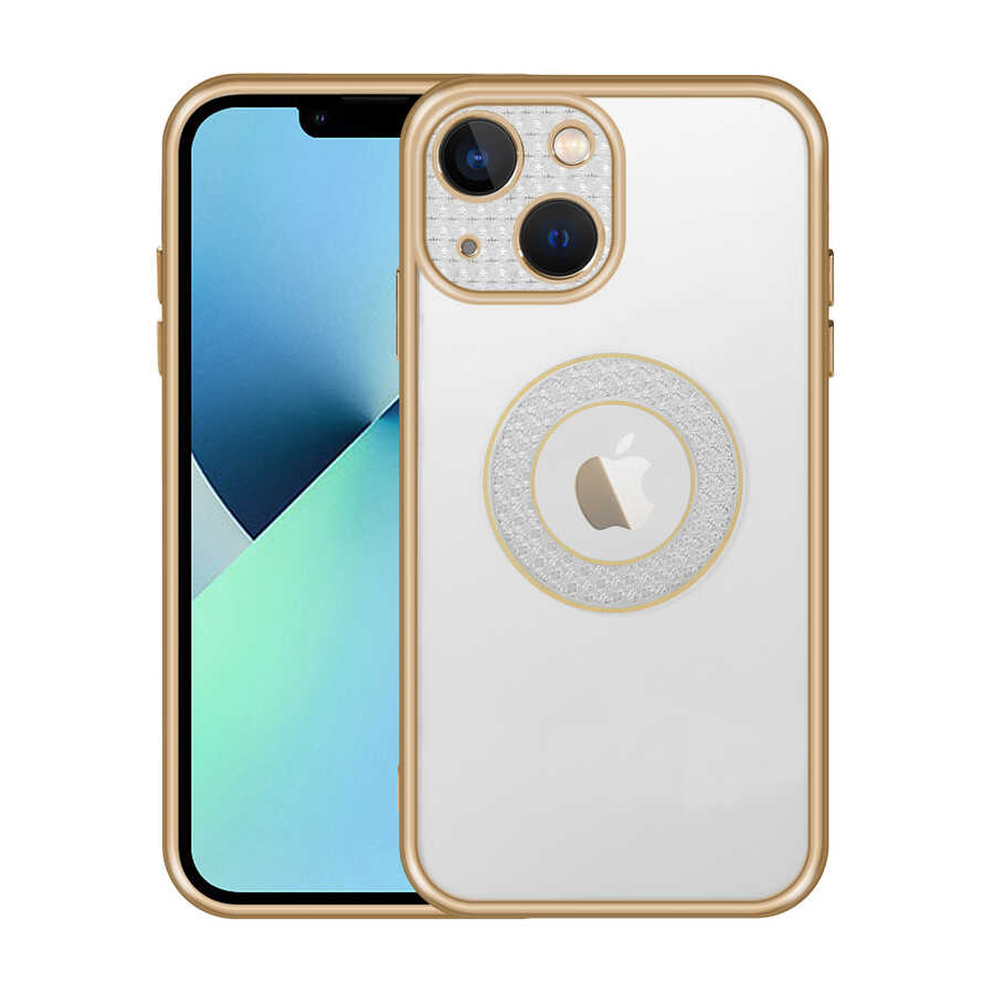 Apple iPhone 13 Uyumlu Kılıf Kamera Korumalı Logo Gösteren Zore Esta Kapak