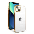 Apple iPhone 13 Uyumlu Kılıf Kamera Korumalı Renkli Çerçeveli Zore Garaj Kapak