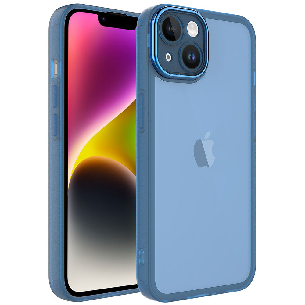 Apple iPhone 13 Uyumlu Kılıf Kamera Korumalı Transparan Zore Post Kapak