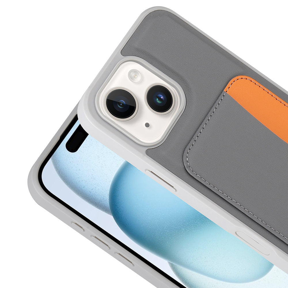Apple iPhone 13 Uyumlu Kılıf Kartlıklı Zore X-Kart Silikon Kapak