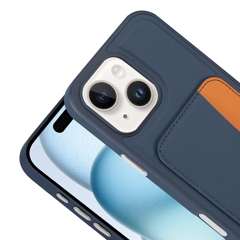 Apple iPhone 13 Uyumlu Kılıf Kartlıklı Zore X-Kart Silikon Kapak