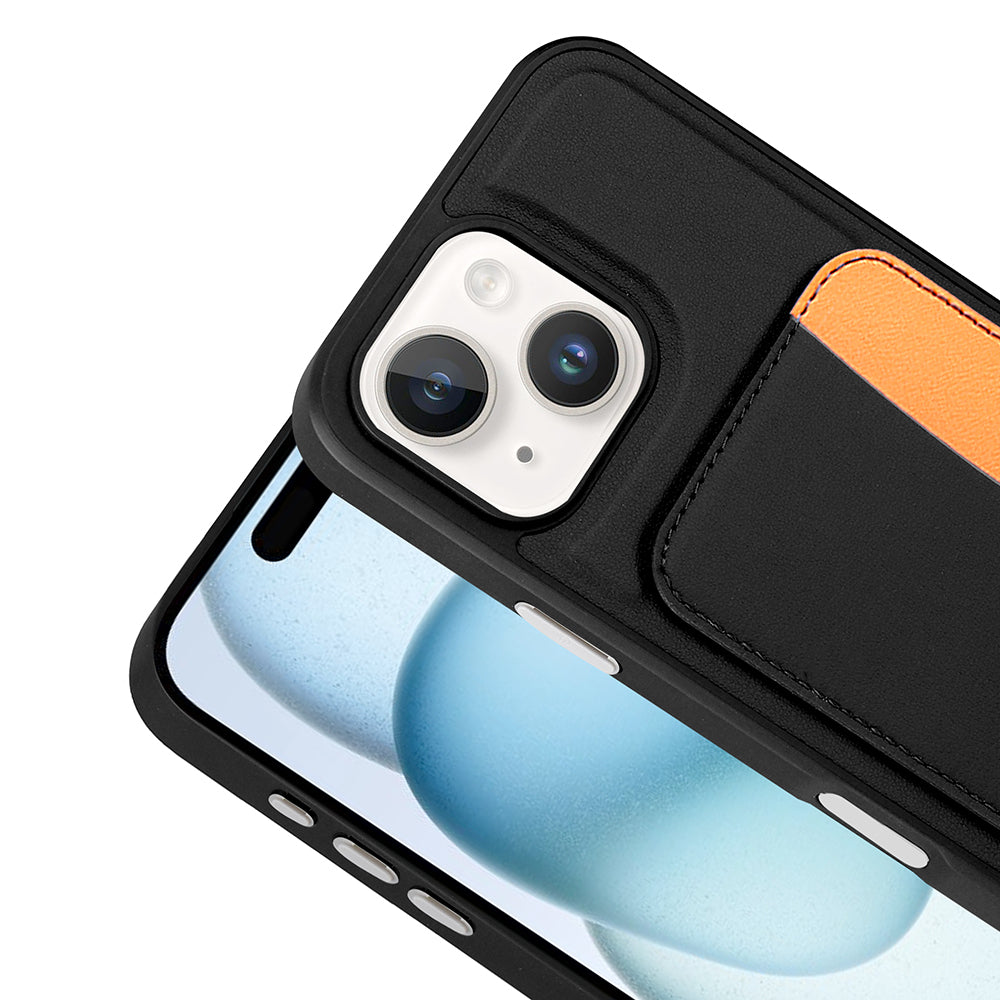 Apple iPhone 13 Uyumlu Kılıf Kartlıklı Zore X-Kart Silikon Kapak