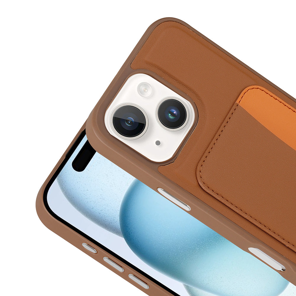 Apple iPhone 13 Uyumlu Kılıf Kartlıklı Zore X-Kart Silikon Kapak