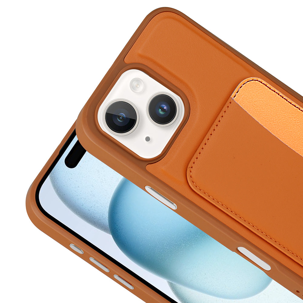 Apple iPhone 13 Uyumlu Kılıf Kartlıklı Zore X-Kart Silikon Kapak