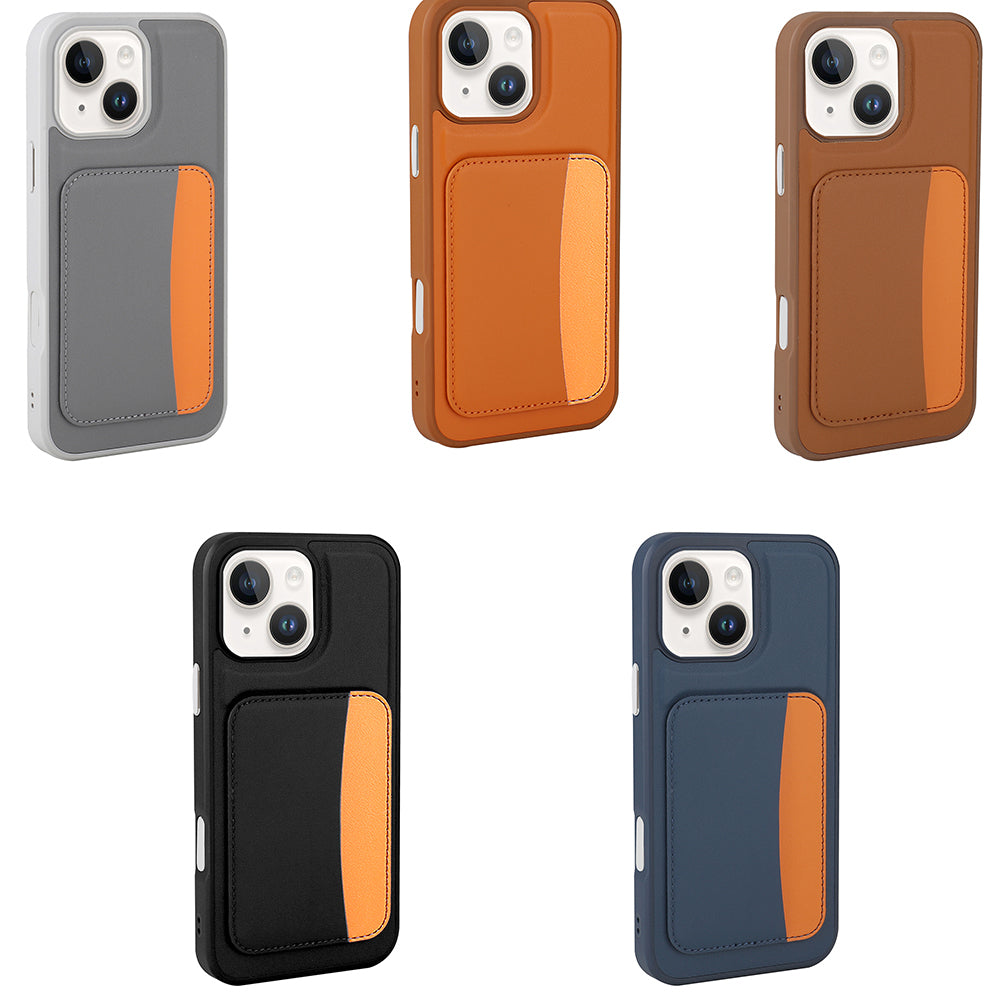 Apple iPhone 13 Uyumlu Kılıf Kartlıklı Zore X-Kart Silikon Kapak