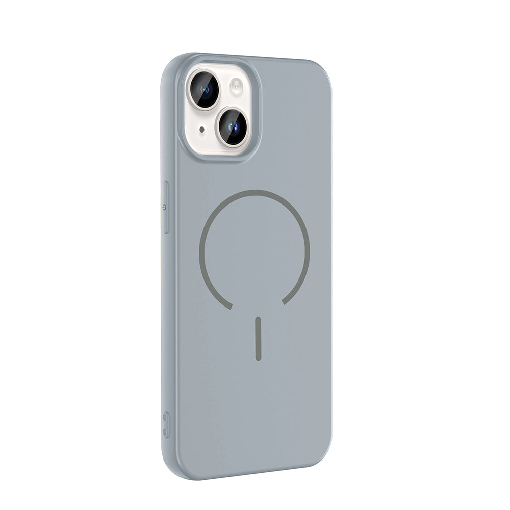 Apple iPhone 13 Uyumlu Kılıf M-safe Şarj Özellikli Zore Meta Kapak