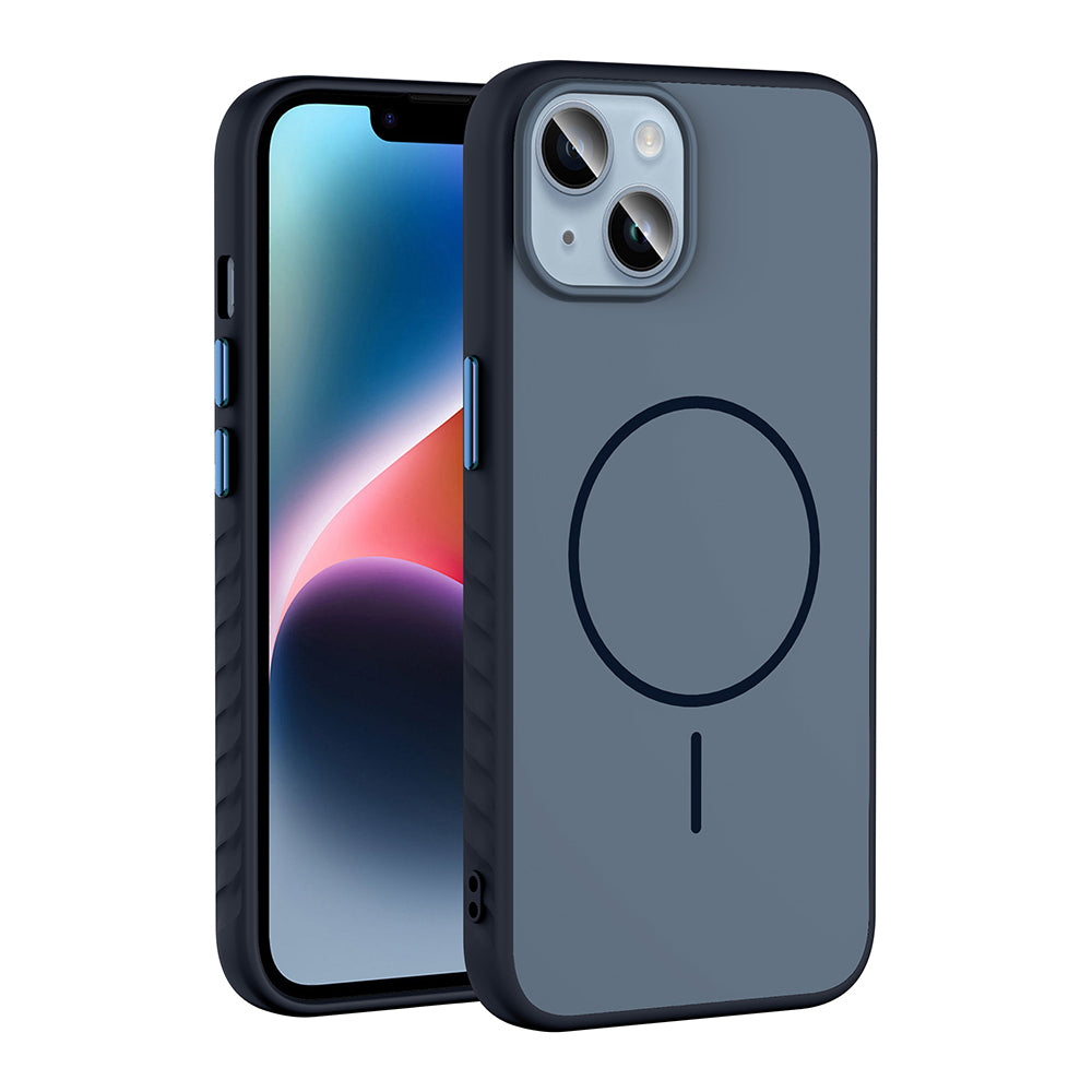 Apple iPhone 13 Uyumlu Kılıf M-safe Şarj Özellikli Zore Tea Kapak