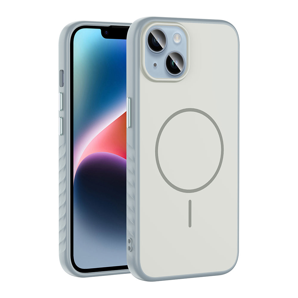 Apple iPhone 13 Uyumlu Kılıf M-safe Şarj Özellikli Zore Tea Kapak