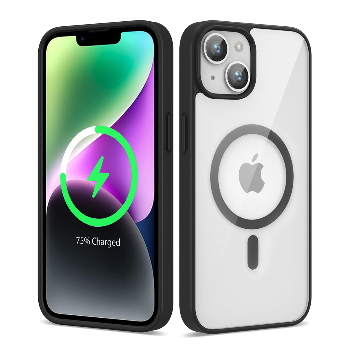 Apple iPhone 13 Uyumlu Kılıf M-safe Wireless Şarj Özellikli Silikon Zore Ege Kapak
