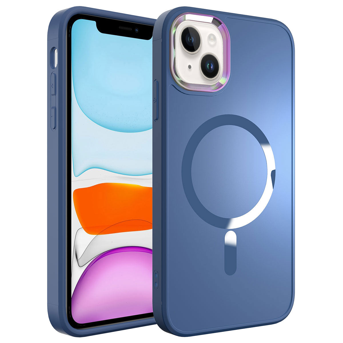 Apple iPhone 13 Uyumlu Kılıf M-safe Wireless Şarj Özellikli Zore Stil Kapak