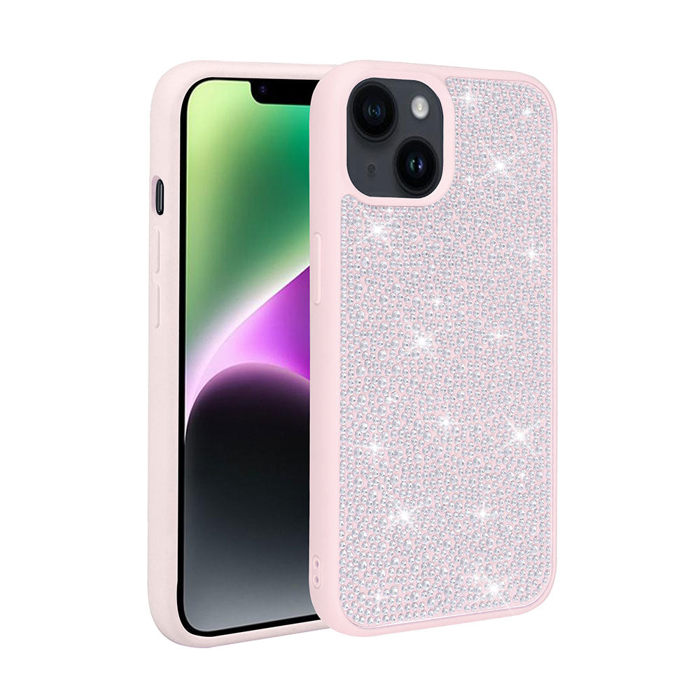 Apple iPhone 13 Uyumlu Kılıf Parlak Taşlı Tasarım Zore Ston Kapak