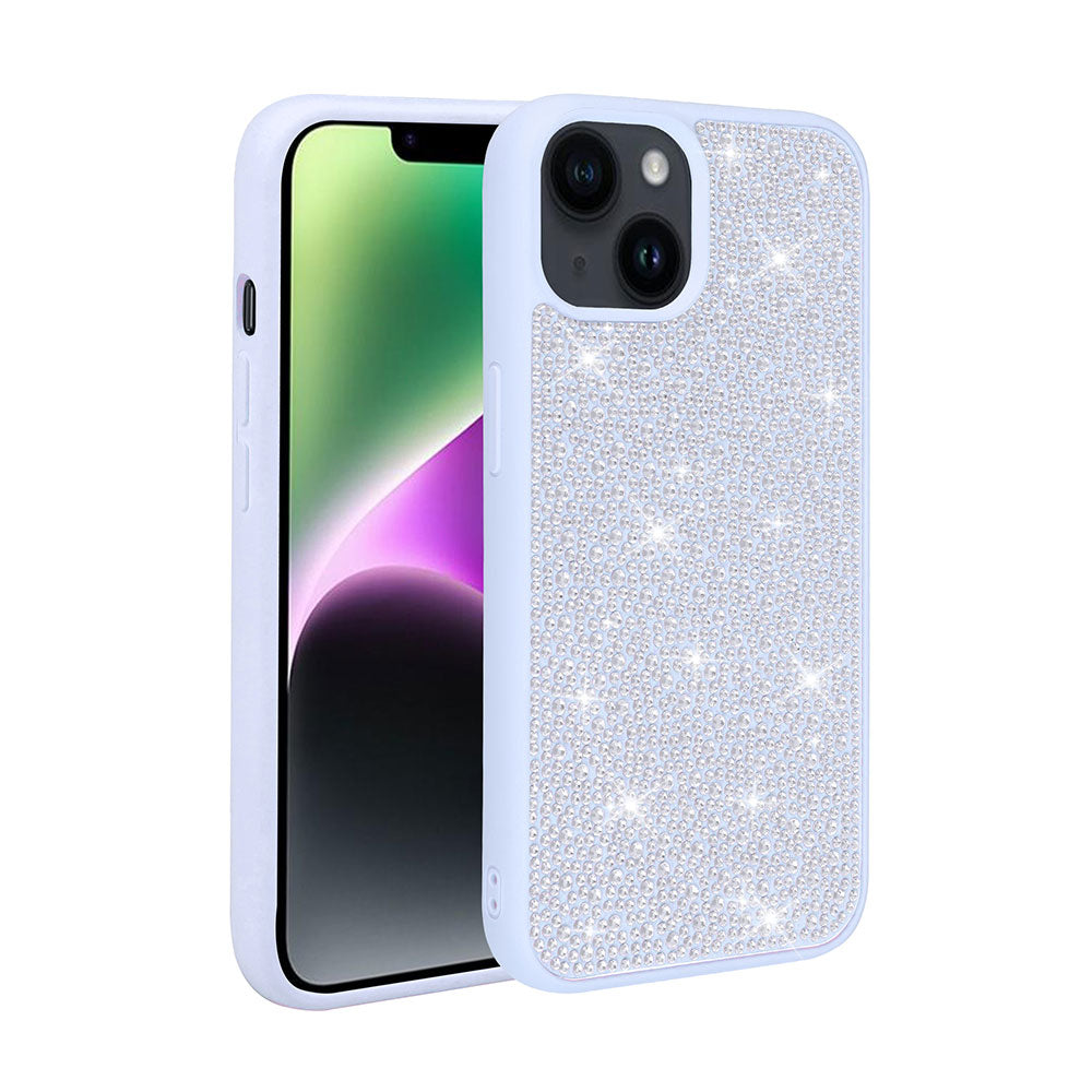 Apple iPhone 13 Uyumlu Kılıf Parlak Taşlı Tasarım Zore Ston Kapak