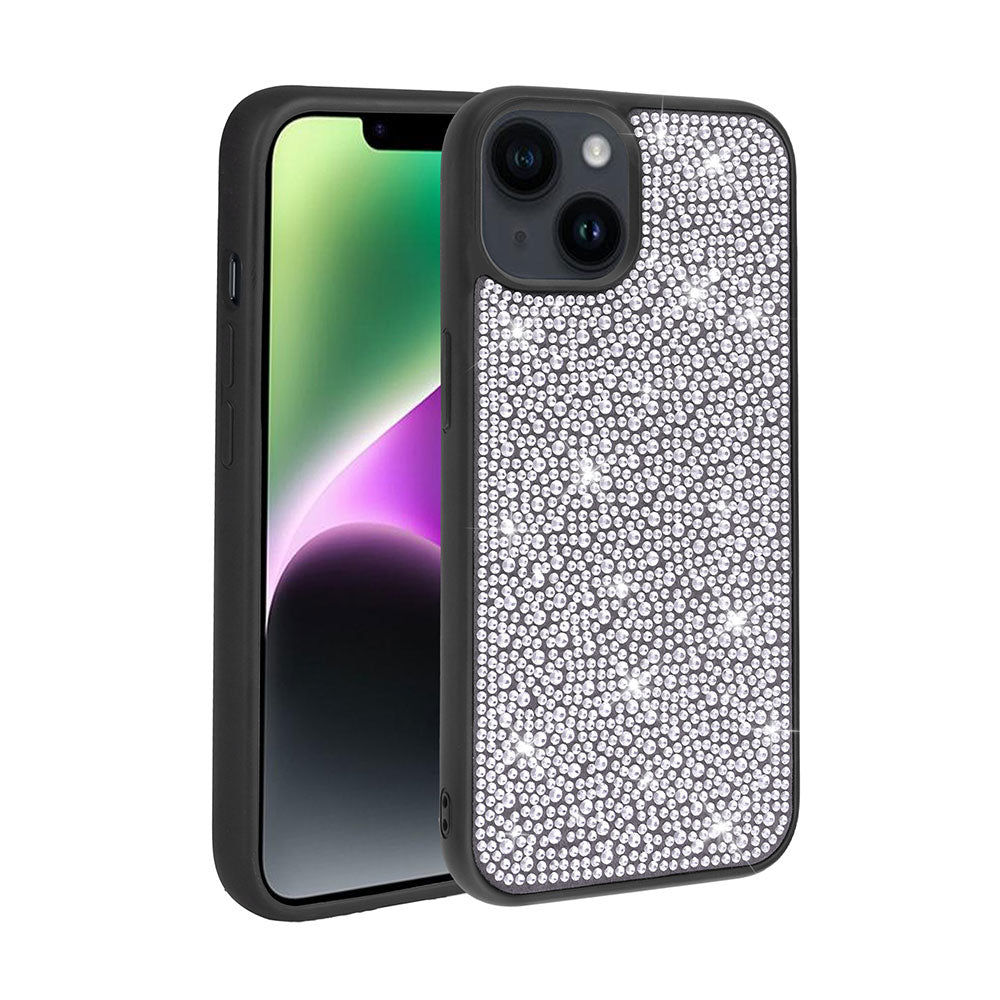 Apple iPhone 13 Uyumlu Kılıf Parlak Taşlı Tasarım Zore Ston Kapak