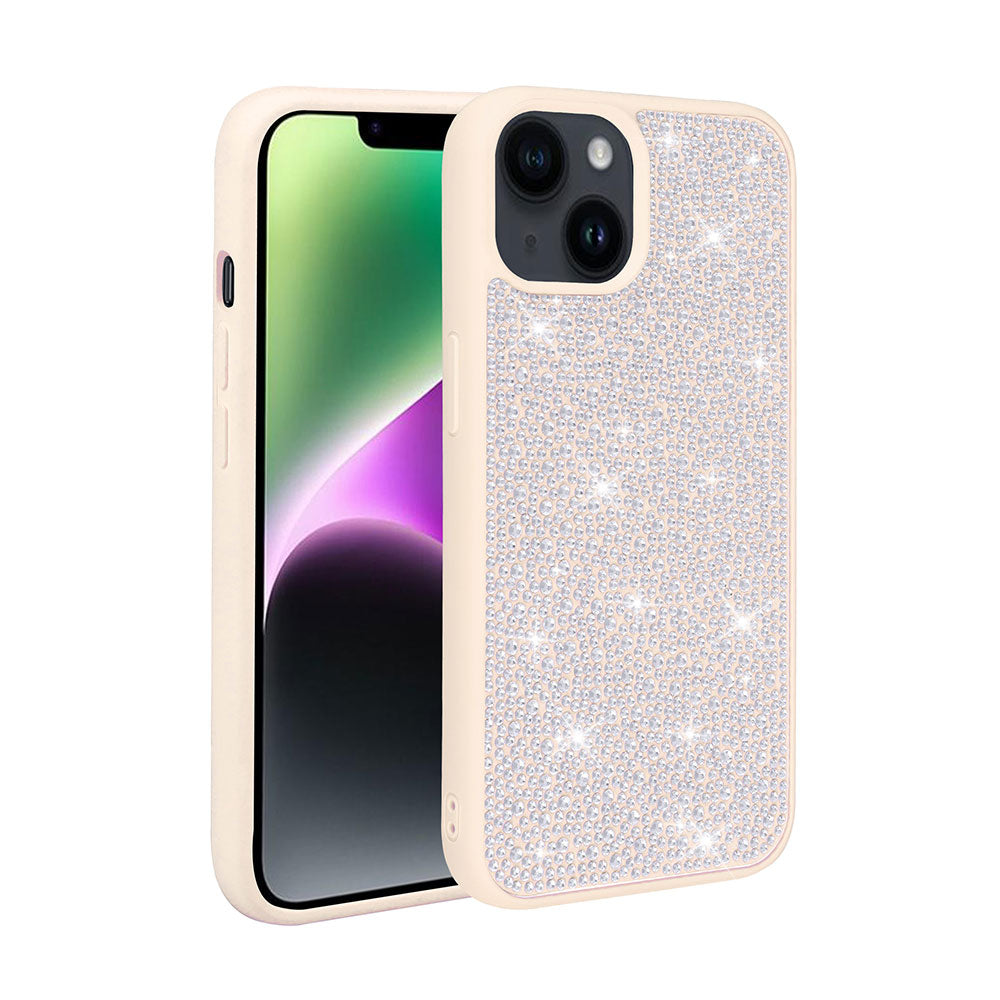 Apple iPhone 13 Uyumlu Kılıf Parlak Taşlı Tasarım Zore Ston Kapak