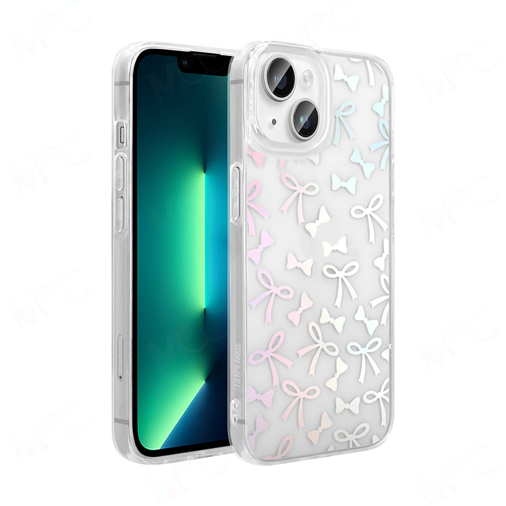 Apple iPhone 13 Uyumlu Kılıf Şeffaf Figürlü Zore Folk Sert Kapak