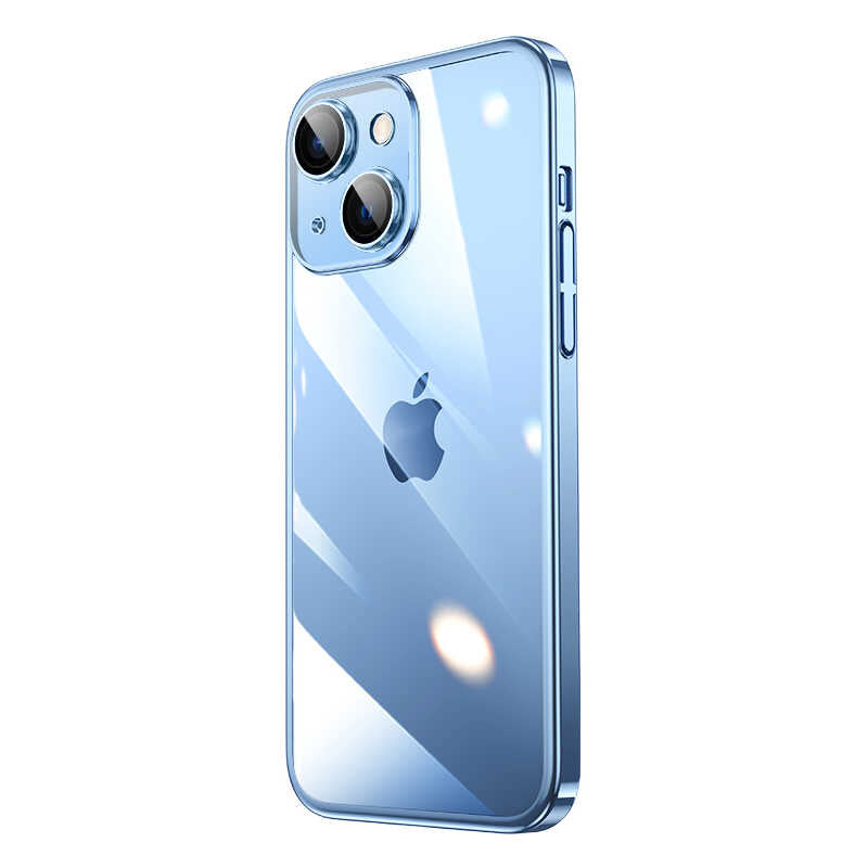 Apple iPhone 13 Uyumlu Kılıf Sert PC Renkli Çerçeveli Zore Riksos Kapak