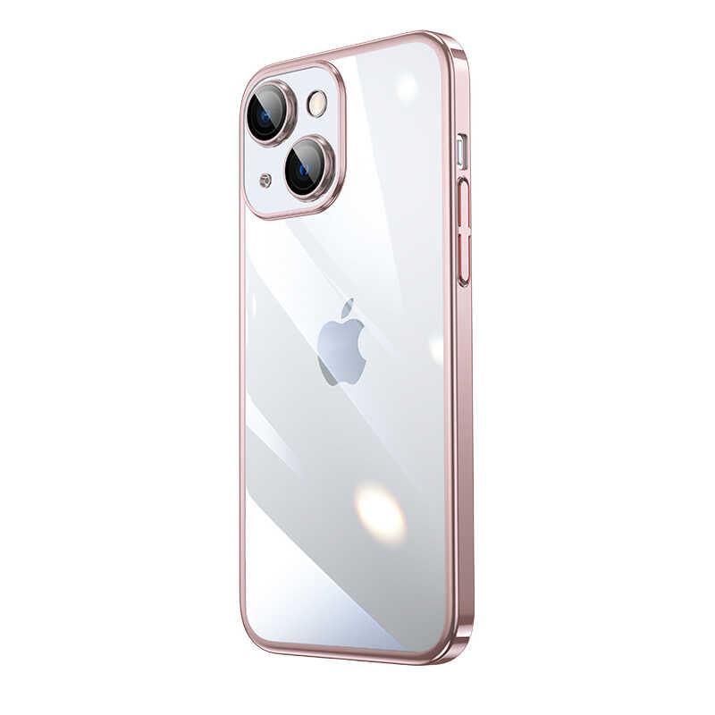 Apple iPhone 13 Uyumlu Kılıf Sert PC Renkli Çerçeveli Zore Riksos Kapak