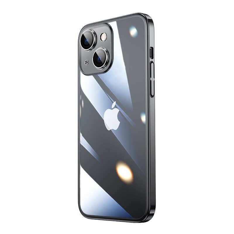 Apple iPhone 13 Uyumlu Kılıf Sert PC Renkli Çerçeveli Zore Riksos Kapak