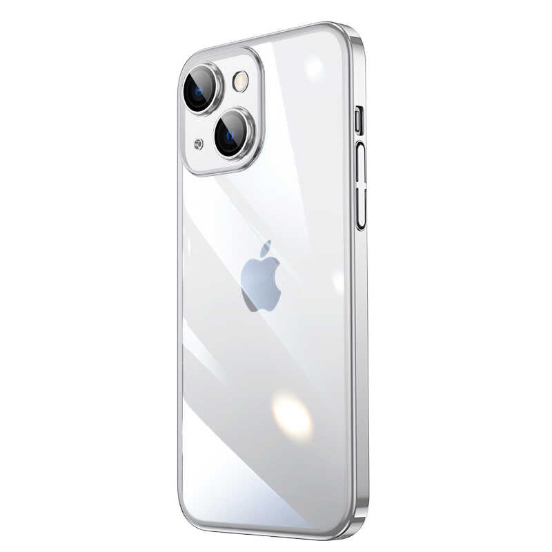 Apple iPhone 13 Uyumlu Kılıf Sert PC Renkli Çerçeveli Zore Riksos Kapak