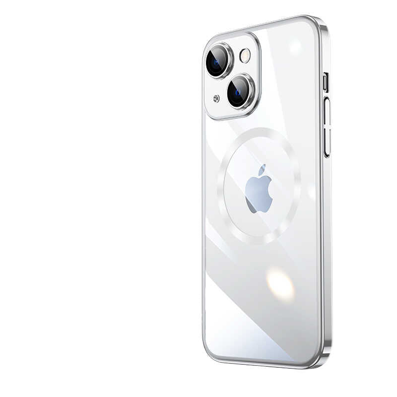 Apple iPhone 13 Uyumlu Kılıf Wireless Şarj Özellikli Sert PC Zore Riksos M-safe Kapak