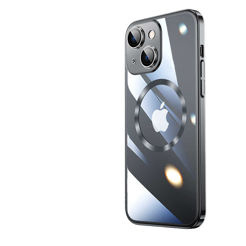 Apple iPhone 13 Uyumlu Kılıf Wireless Şarj Özellikli Sert PC Zore Riksos M-safe Kapak