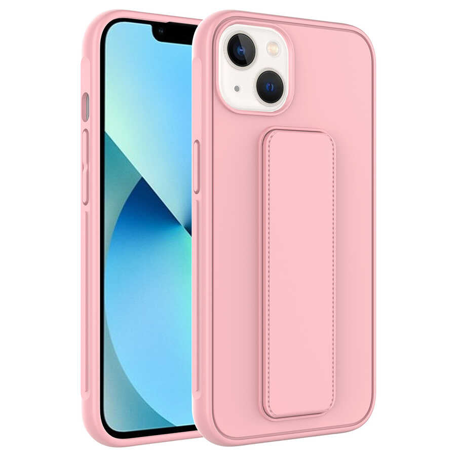 Apple iPhone 13 Uyumlu Kılıf Zore Qstand Kapak