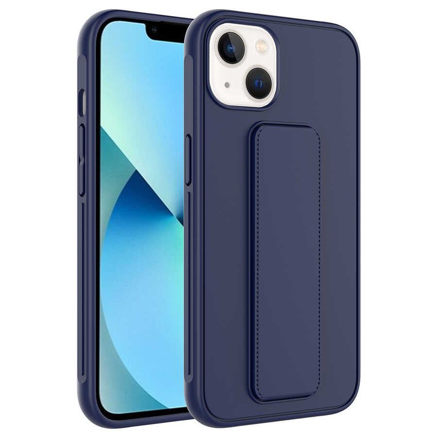 Apple iPhone 13 Uyumlu Kılıf Zore Qstand Kapak