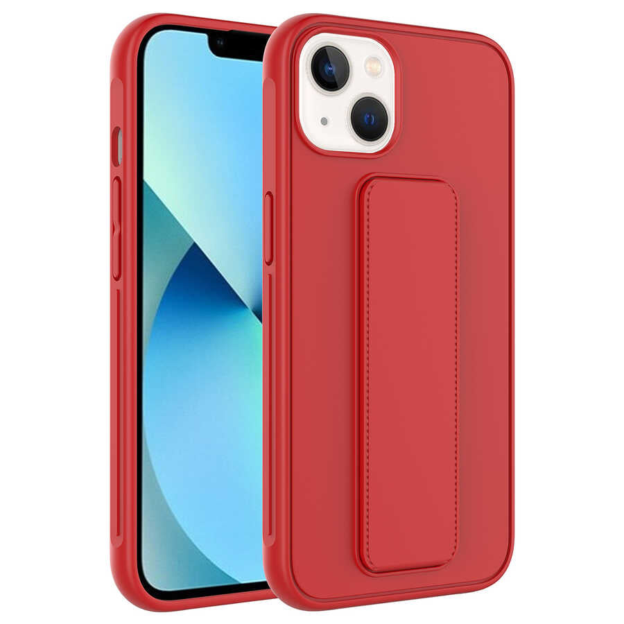 Apple iPhone 13 Uyumlu Kılıf Zore Qstand Kapak