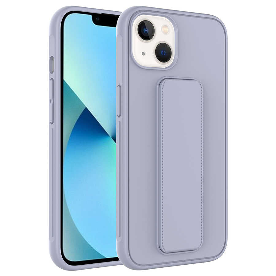 Apple iPhone 13 Uyumlu Kılıf Zore Qstand Kapak