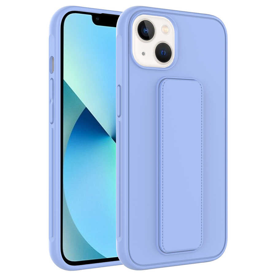 Apple iPhone 13 Uyumlu Kılıf Zore Qstand Kapak