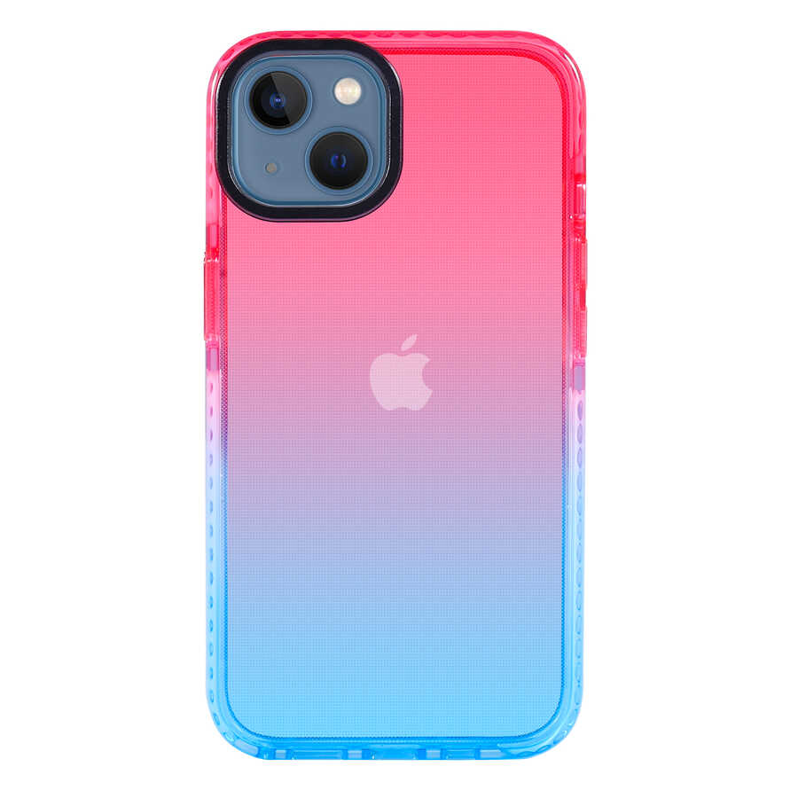 Apple iPhone 13 Uyumlu Kılıf Zore Renkli Punto Kapak
