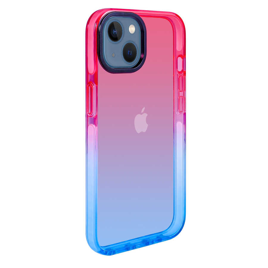Apple iPhone 13 Uyumlu Kılıf Zore Renkli Punto Kapak
