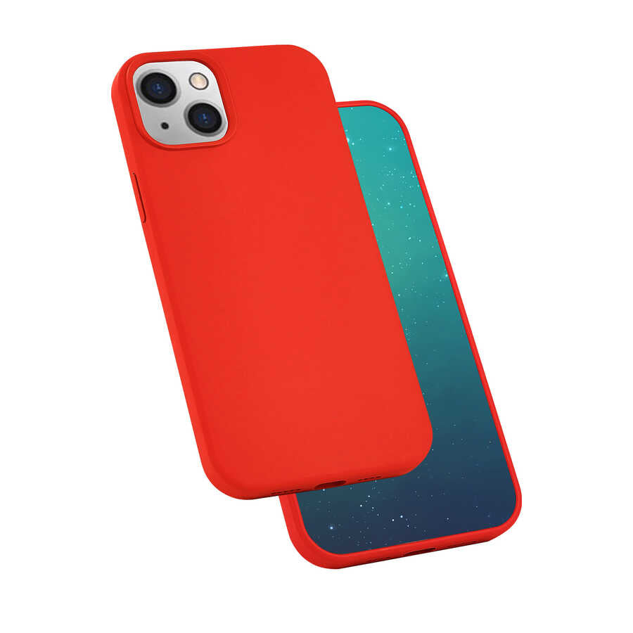 Apple iPhone 13 Mini Uyumlu Kılıf Zore Silk Silikon