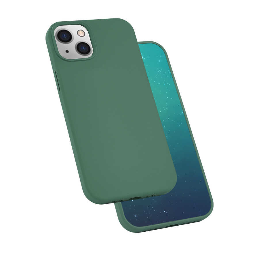 Apple iPhone 13 Mini Uyumlu Kılıf Zore Silk Silikon